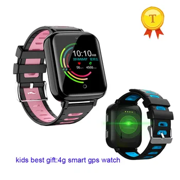 лучшие продажи 4G Сеть Wifi GPS SOS Часы Детский видеозвонок IP68 водонепроницаемый Будильник Камера Детские 4g розово-синие смарт-Часы