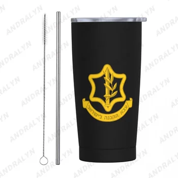 Значок Армии обороны Израиля, термокружка из нержавеющей стали, термобутылки для кофе, стакан с изоляцией Termica Tasse CafE