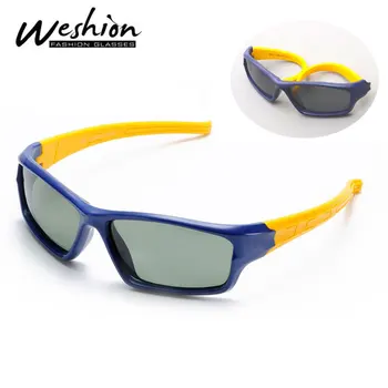 Винтажные детские солнцезащитные очки с поляризованным покрытием Mirror Для детей для мальчиков и девочек Солнцезащитные очки бренда Desinger Pour UV400 2018 Oculos De Sol