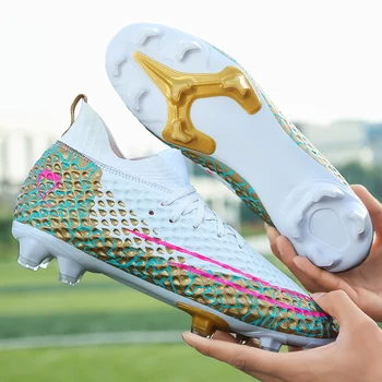 Качественная футбольная обувь Messi, прочные Футбольные бутсы оптом, Уличные тренировочные матчи по футзалу, Футбольные кроссовки 33-46 размеров