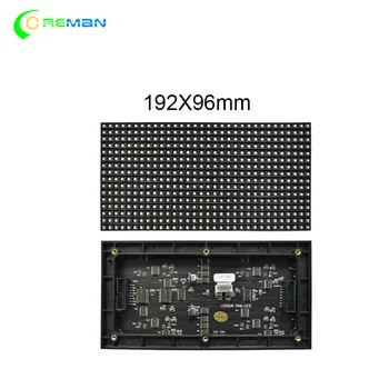 самая дешевая цена 6 мм P6 SMD RGB Полноцветная светодиодная панель Модуль дисплея 32x16 пикселей 192 X 96 мм
