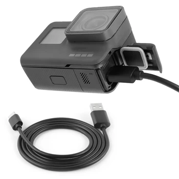 Для Gopro Hero 8/7/6/5 USB-Кабель Для зарядки Type-c Кабель для Передачи Данных Прочные Аксессуары Для Экшн-Камеры 1 М Кабель Для Передачи Данных
