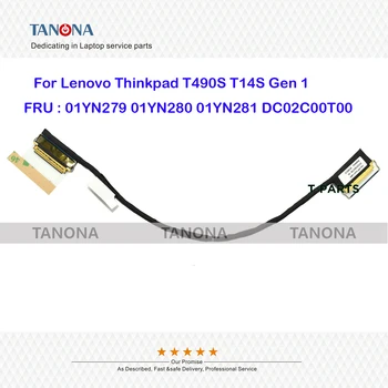 Оригинальный Новый 01YN279 01YN280 01YN281 DC02C000T00 Для Lenovo Thinkpad T14s Gen 1 T490S ЖК-Экран EDP Видеокабель FHD Touch
