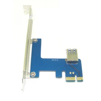 PCIE Riser от 1x до 16x Graphic Extension Riser Adapter Card USB 3.0 с 16 Слотами Мультипликаторная Карта для Настольного Компьютера N2UB