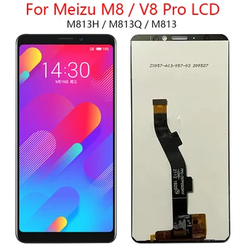 Оригинал Для Meizu M8 M813H M1813 ЖК-дисплей Экран Дисплея 4 ГБ 64 ГБ Рамка Сенсорная Панель Дигитайзер Для Meizu V8 Pro M813Q ЖК-дисплей