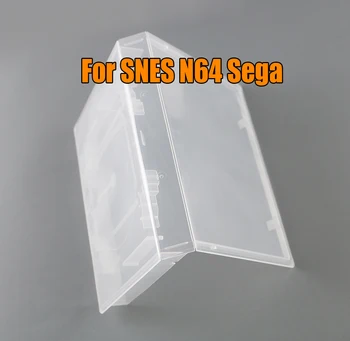1 шт. прозрачная коробка, картридж для игровых карт, защитный чехол для CD DVD для N64/SNES (США)/Sega Genesis/MegaDrive Universal Shell