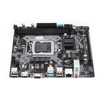 Материнская Плата H61 LGA 1155 DDR3 Двухканальная Память 16G Для LGA1155 Core I3 I5 I7 Xeon CPU Материнская Плата Компьютера