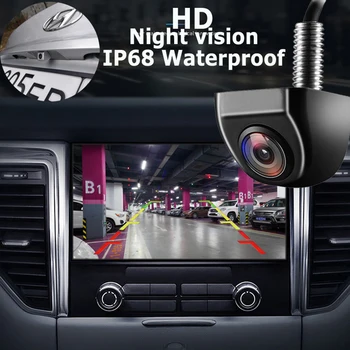 Камера Заднего Вида Автомобиля 170 ° Full HD Ночного Видения Заднего Вида AHD Fisheye Камера Парковки Автомобиля Ночного Видения Автомобильный Монитор водонепроницаемый