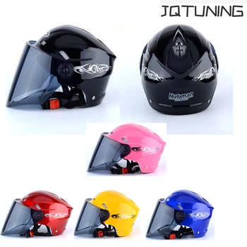 JQTUNING-Высококачественные Шлемы С Половиной Лица, Летний Реактивный Шлем Для Электрического Скутера Casco Motorbike Capacete