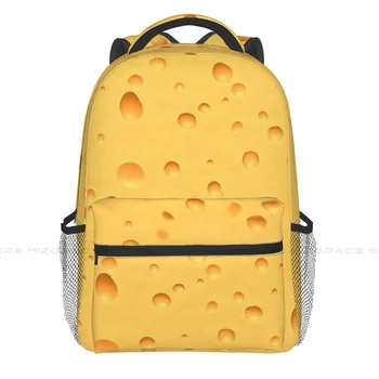 Рюкзаки для любителей швейцарского сыра, школьная сумка для гурманов с художественным повседневным принтом, женские мужские дорожные сумки, рюкзак для ноутбука