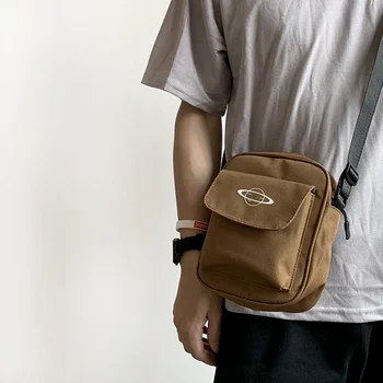 Женская холщовая сумка для девочек в японском стиле, маленькие сумки через плечо, Корейская мода, повседневная женская сумка-мессенджер через плечо, кошелек, сумка для телефона