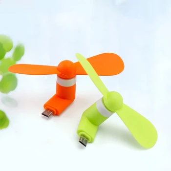 Креативный Мини Портативный вентилятор Micro USB 5v 1w для мобильного телефона, USB-гаджета, Тестер вентиляторов для ручного вентилятора охлаждения Micro USB, кулера для телефона
