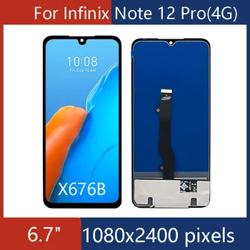 incell Для Infinix Note 12 Pro (4G) X676B ЖК-дисплей Pantalla с сенсорной панелью и Цифровым Преобразователем Экрана в сборе для Infinix Note 12 Pro lcd