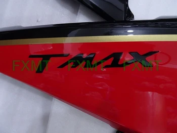 2013 - 2014 Пластиковые Обтекатели T-MAX530 2013 для YAMAHA TMAX530 Красный Черный 2014 Обтекатель мотоцикла T-MAX 530