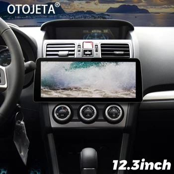 12,3-дюймовый Qled-Экран Android 13 Автомобильный Видеоплеер 2Din Радио Стерео Для Subaru Forester Xv 2016 GPS Мультимедийное Головное Устройство Carplay