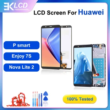 100% Хорошо Протестированный ЖК-Дисплей Для Huawei P Smart/Enjoy 7S/Nova Lite 2 OEM Замена Дигитайзера С Сенсорным Экраном В Сборе Подарками