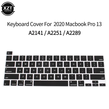 Защитная пленка для крышки клавиатуры ноутбука Подходит для Macbook Pro 13 2020 A2289 A2251 A2338 Водонепроницаемый силиконовый чехол для клавиатуры