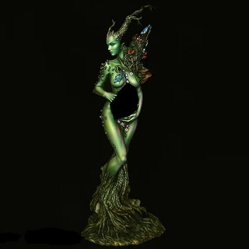 Рисунок из смолы 1/24 Модель древней женщины-воина в стиле фэнтези В разобранном виде Неокрашенный Набор для создания фигур