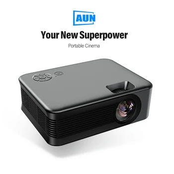 Мини-проектор AUN A30 mini projetor поддерживает 4k Smart TV, портативный домашний кинотеатр, светодиодные проекторы для просмотра фильмов в формате 4k