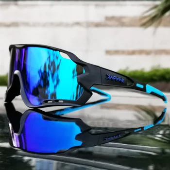 2019 Новые Поляризованные Велосипедные Солнцезащитные очки Sports MTB Cycling Eyewear Велосипедные Солнцезащитные очки с 5 линзами