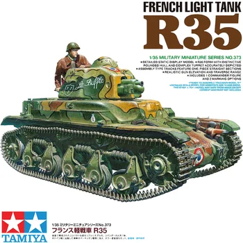 Tamiya 35373 Французский легкий танк R35 в масштабе 1/35 в сборе, конструкторы, коллекция пластиковых игрушек для хобби для взрослых