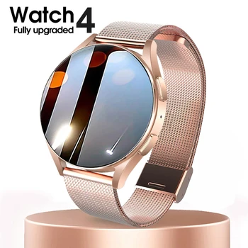 2023 Новые Женские Умные Часы Для Мужчин С Полным Касанием Артериального Давления Кислорода В Крови Bluetooth Вызов Смарт-Часы Для Мужчин Женщин Samsung Huawei
