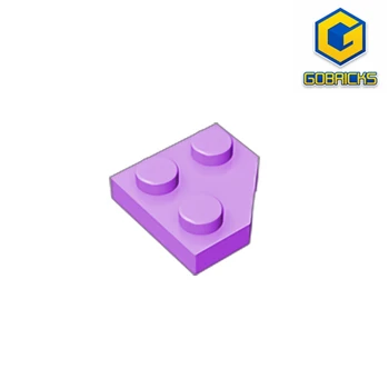 Gobricks GDS-1503 Клин, Пластина 2 x 2 Срезанных Уголка совместим с lego 26601 детские Развивающие строительные блоки 