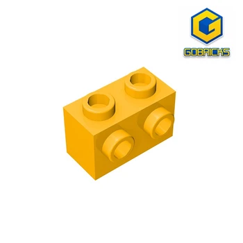 Gobricks GDS-634 BRICK 1X2 Вт. 2 РУЧКИ, совместимые с детскими игрушками lego 11211, Собирают Строительные блоки Технический