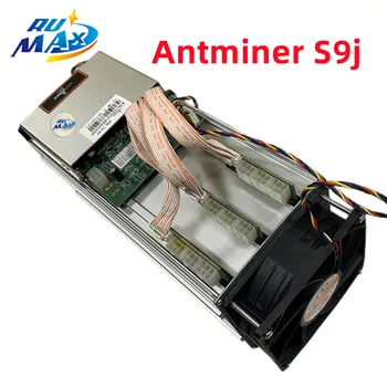Используемый AntMiner S9j 14.5T с блоком питания BITMAIN Asic Miner Для майнинга криптовалюты Bitcoin Mining S9J 14.5TAPW7 Машина Bitecion Btc BCH Miner