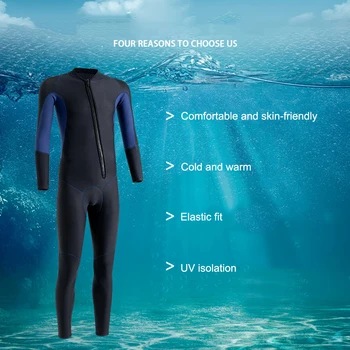 Неопреновая одежда для дайвинга с капюшоном Унисекс Купальник для подводного плавания и серфинга, защищающий от холода, с эластичной застежкой-молнией, уличные аксессуары