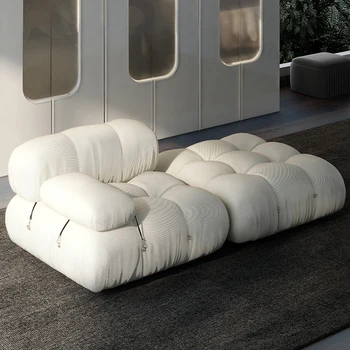 Удобный Белый Диван для всего тела Дешевая Поролоновая Губка Диван-кресло в Скандинавском стиле для отдыха взрослых Divani Soggiorno Мебель для спальни