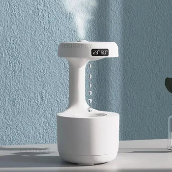 Антигравитационный увлажнитель воздуха для дома, USB Ультразвуковой очиститель воздуха, левитирующий капли воды, туманообразователь, Туманообразователь, духи, светодиодный дисплей для офиса