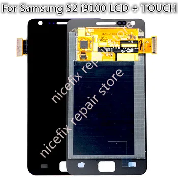100% Протестированный AMOLED ЖК-дисплей для Samsung Galaxy S2 i9100 SII ЖК-дисплей с сенсорным экраном, дигитайзер, полная замена сборки