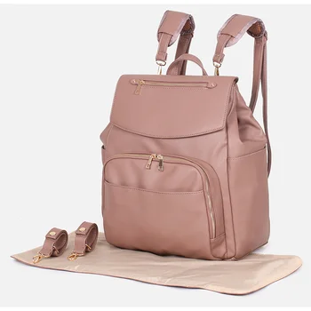 Сумка для коляски, большой емкости, модный рюкзак для мамы и ребенка, водонепроницаемые сумки для подгузников из искусственной кожи,
