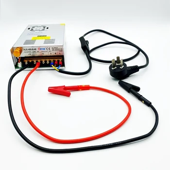 Шнур питания с выключателем Три вилки Трехжильный кабель питания Выходная тестовая линия с зажимом типа 