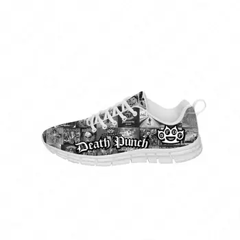 Кроссовки Five Finger Death Punch, Мужская и женская Повседневная обувь для подростков, Парусиновая Спортивная обувь для бега, Дышащая легкая обувь