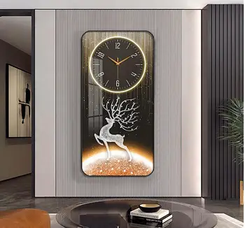 Настенные часы Mordern Design 3d Роскошные Настенные Часы Для Декора Гостиной Модные Цифровые Настенные Часы Для Домашнего Декора Подвесные Домашние Часы Ka449