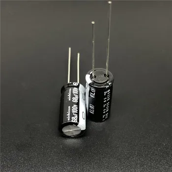 5шт/50шт 68 мкФ 100 В NICHICON KL 10x20 мм 100V68uF Алюминиевый электролитический конденсатор с низким током утечки
