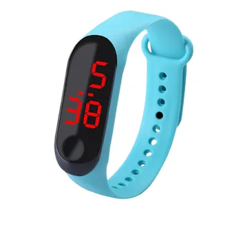 Светодиодные наручные часы M3 для фитнеса с цветным экраном, умный спортивный браслет, отслеживание активности, бега, частоты сердечных сокращений для мужчин и женщин, силиконовые часы