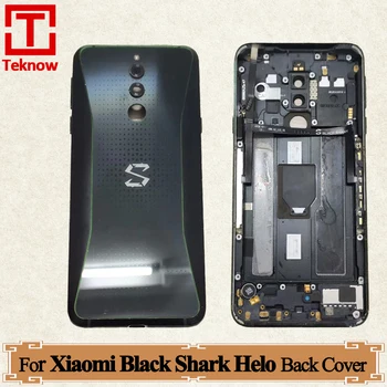Оригинальная задняя крышка батарейного отсека, дверца корпуса, задняя крышка для Xiaomi Black Shark Helo, крышка батарейного отсека с объективом камеры для замены AWM-A0