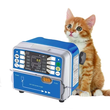 Ветеринарный инфузионный насос Ветеринарный инфузионный насос для домашних животных с обогревателем и контролем Wi-Fi