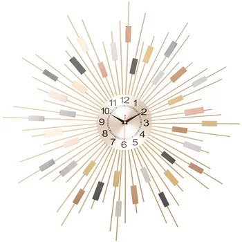 Дизайнерские Роскошные настенные часы Современная гостиная Кварцевые Художественные 3d бесшумные настенные часы большого размера для кухни Оригинальный подарок Reloj De Pared