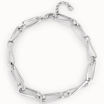 2023 Европейское и американское высококачественное модное ожерелье из серебра 925 пробы с гальваническим покрытием, высококачественные летние женские ювелирные подарки