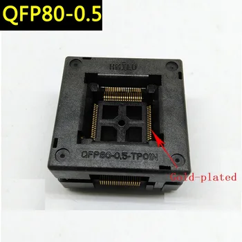 ОТКР с шагом 0,5 дюйма-80-0.5- 02B для стенда для тестирования микросхем QFP80