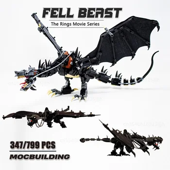 Строительные блоки Fell Beast MOC, креативная демонстрационная модель, Технологические кирпичи, Фильм 