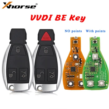 Оригинальный XHORSE VVDI BE Key Pro V3.1 PCB Smart Remote Key Shell с чипом для Mercedes Benz Улучшенной версии 315 МГц/433 МГц