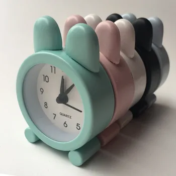 Мультяшный Милый Кролик Дизайн Будильника Студенческий подарок Креативная прикроватная тумбочка для спальни Цифровые настольные часы для пробуждения Relogio despertador