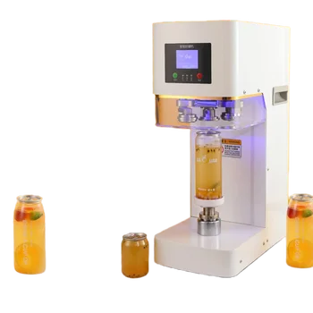Коммерческая Полностью автоматическая интеллектуальная машина для запайки банок из-под сухофруктов 110 В / 220 В для производства конфет, закусок и напитков