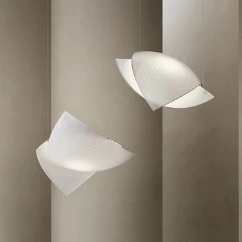 Подвесной светильник для ресторана из скандинавской ткани, светильник для лестницы в стиле лофт, креативная гостиная, дизайнерский стиль, освещение кафе-бара