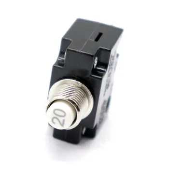 Кнопочный тепловой автоматический выключатель Защита от перегрузки Предохранитель 20A с возможностью сброса
